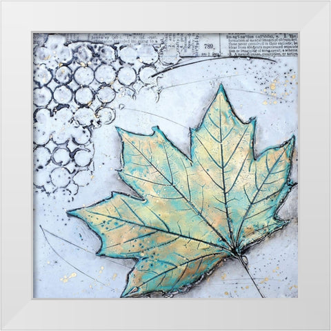 Channeling Fall 2 White Modern Wood Framed Art Print by Hallowell, Brit