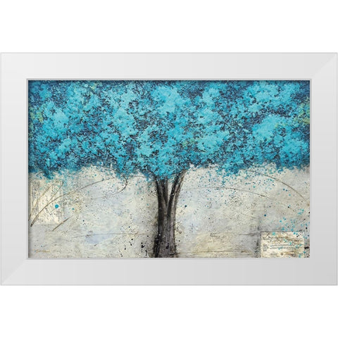 Storytellers White Modern Wood Framed Art Print by Hallowell, Brit