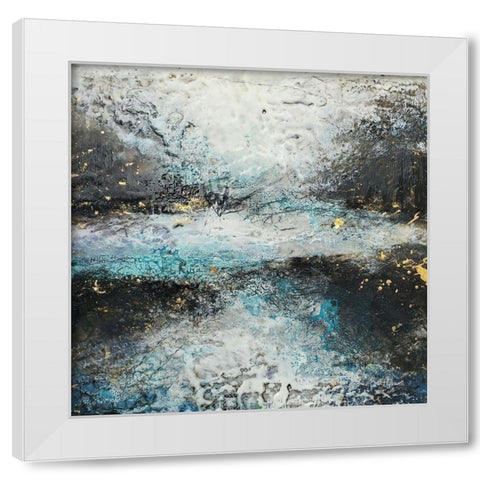 Where River Meets the Sea White Modern Wood Framed Art Print by Hallowell, Britt