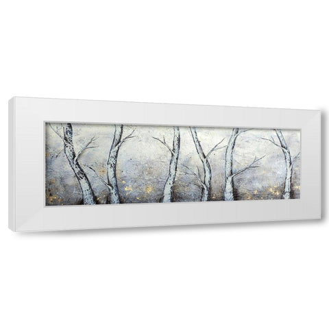 Into the Forest White Modern Wood Framed Art Print by Hallowell, Britt