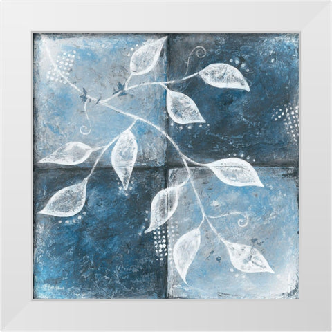 Patchwork Seasons I White Modern Wood Framed Art Print by Hallowell, Britt