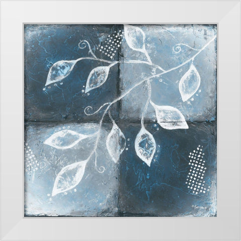 Patchwork Seasons II White Modern Wood Framed Art Print by Hallowell, Britt