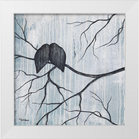 Remnant of Rain White Modern Wood Framed Art Print by Hallowell, Britt