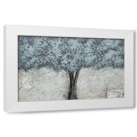 Storytellers    White Modern Wood Framed Art Print by Hallowell, Britt