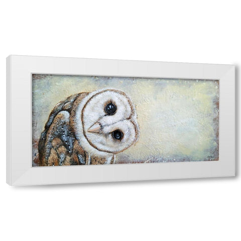 Curiosity White Modern Wood Framed Art Print by Hallowell, Britt