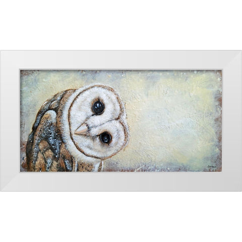 Curiosity White Modern Wood Framed Art Print by Hallowell, Britt
