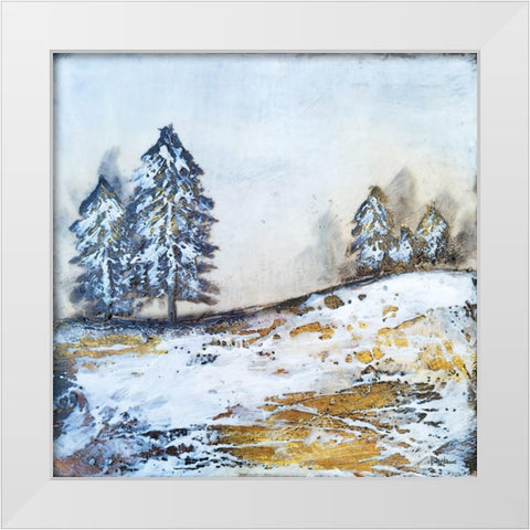 The Last Frontier II White Modern Wood Framed Art Print by Hallowell, Britt