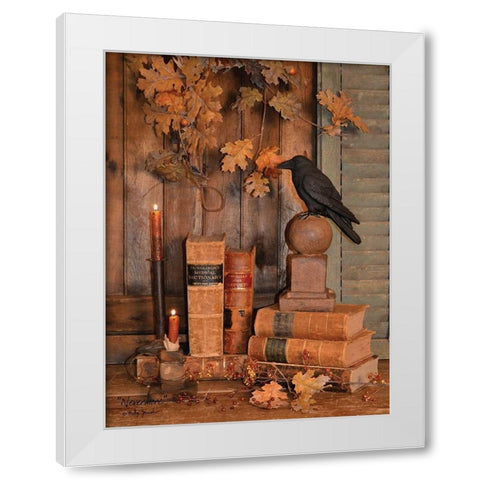 Never More White Modern Wood Framed Art Print by Jacobs, Billy