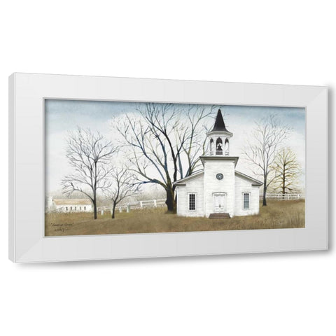 Amazing Grace White Modern Wood Framed Art Print by Jacobs, Billy
