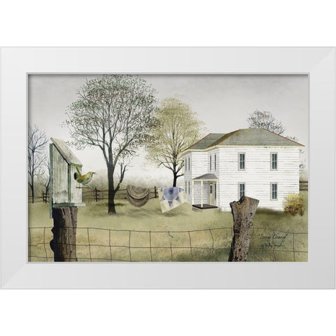 Spring Cleaning          White Modern Wood Framed Art Print by Jacobs, Billy