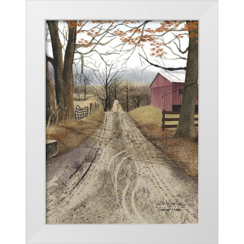 Coming Home     White Modern Wood Framed Art Print by Jacobs, Billy