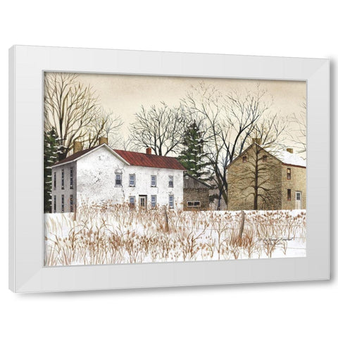 Doc Warners Farmstead White Modern Wood Framed Art Print by Jacobs, Billy