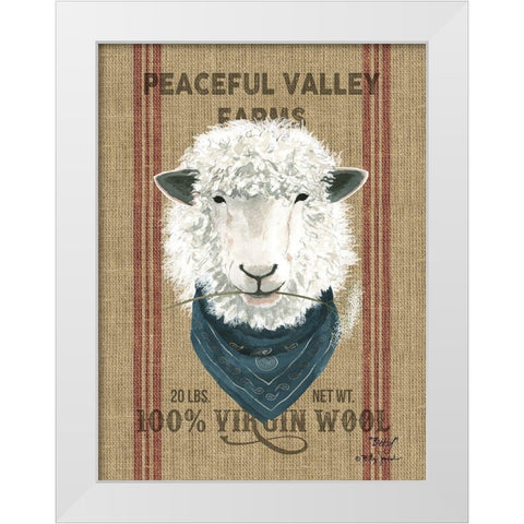 Betsy White Modern Wood Framed Art Print by Jacobs, Billy