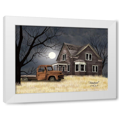 Abandoned White Modern Wood Framed Art Print by Jacobs, Billy