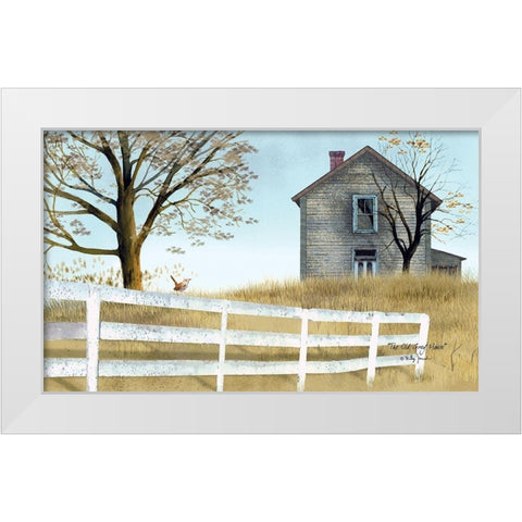 Old Grey House White Modern Wood Framed Art Print by Jacobs, Billy