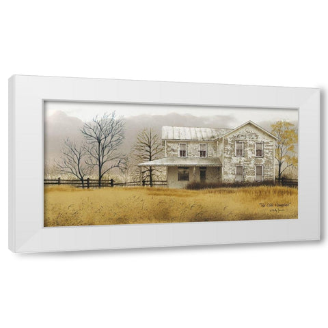 Old Homeplace     White Modern Wood Framed Art Print by Jacobs, Billy
