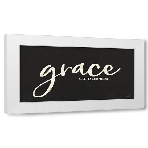 Grace White Modern Wood Framed Art Print by Boyer, Susie