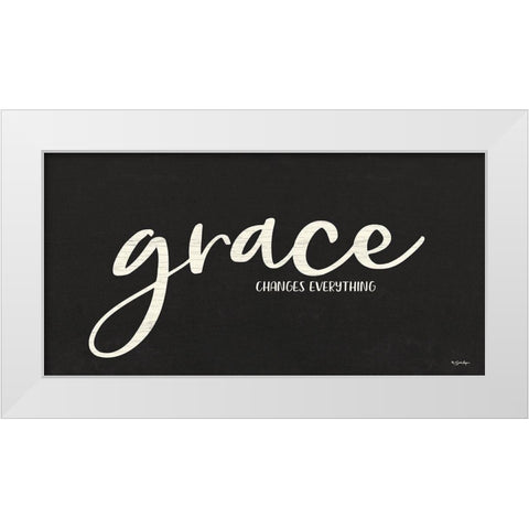 Grace White Modern Wood Framed Art Print by Boyer, Susie