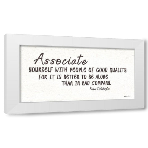 People of Good Quality   White Modern Wood Framed Art Print by Boyer, Susie