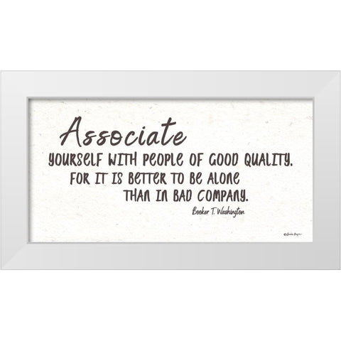 People of Good Quality   White Modern Wood Framed Art Print by Boyer, Susie