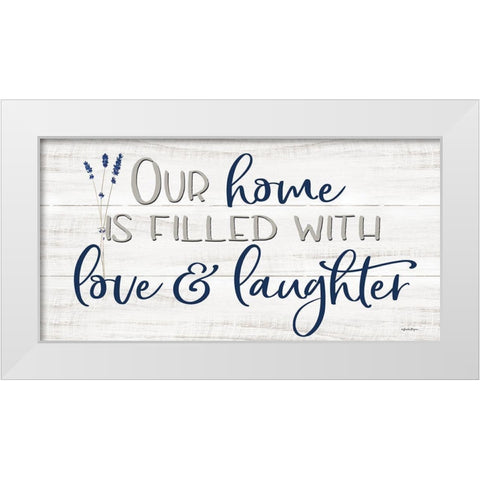 Our Homeâ€¦ White Modern Wood Framed Art Print by Boyer, Susie