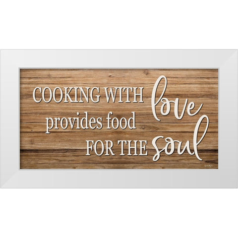 Cooking with Love White Modern Wood Framed Art Print by Boyer, Susie