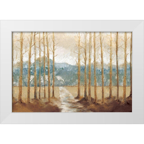 November Day White Modern Wood Framed Art Print by Cloverfield And Co.