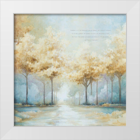 Becomes a Tree White Modern Wood Framed Art Print by Cloverfield And Co.