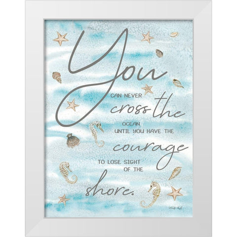 You Can Neverâ€¦ White Modern Wood Framed Art Print by Jacobs, Cindy