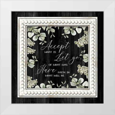 Have Faith    White Modern Wood Framed Art Print by Jacobs, Cindy