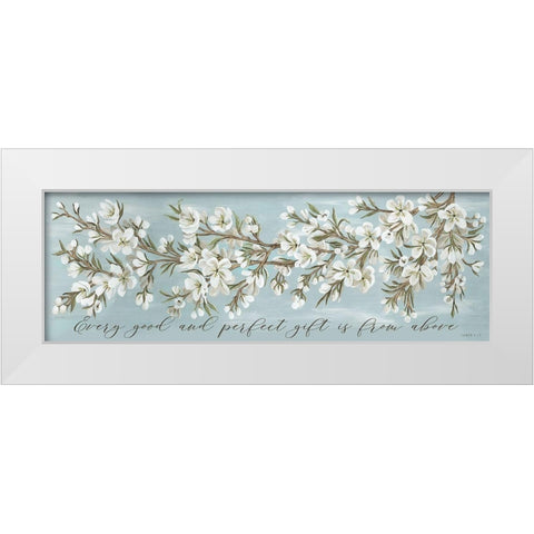 Every Good and Perfect Gift White Modern Wood Framed Art Print by Jacobs, Cindy