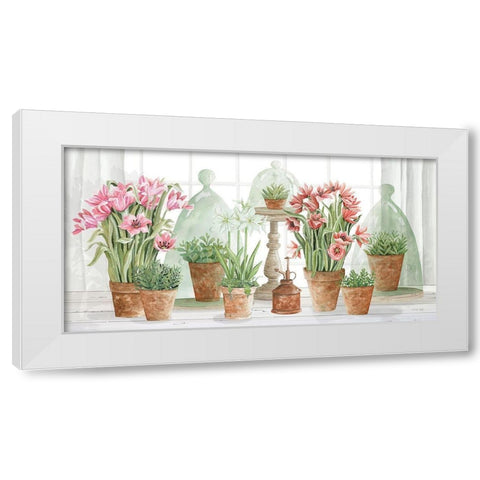 Terracotta Collection I White Modern Wood Framed Art Print by Jacobs, Cindy