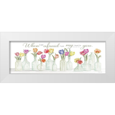 Put My Trust in You White Modern Wood Framed Art Print by Jacobs, Cindy