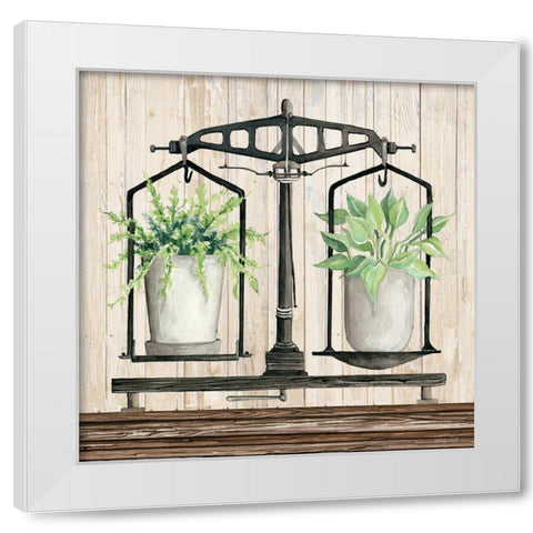 Farmhouse Finds III White Modern Wood Framed Art Print by Jacobs, Cindy