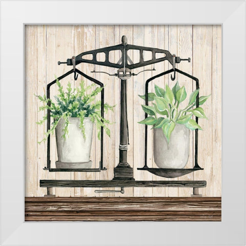 Farmhouse Finds III White Modern Wood Framed Art Print by Jacobs, Cindy