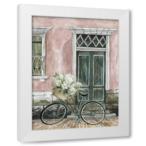 City Life II White Modern Wood Framed Art Print by Jacobs, Cindy