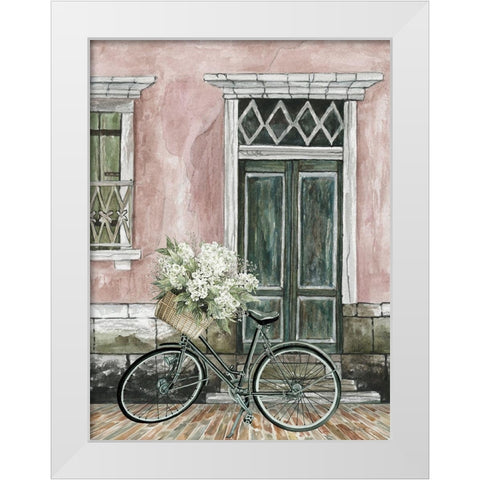 City Life II White Modern Wood Framed Art Print by Jacobs, Cindy