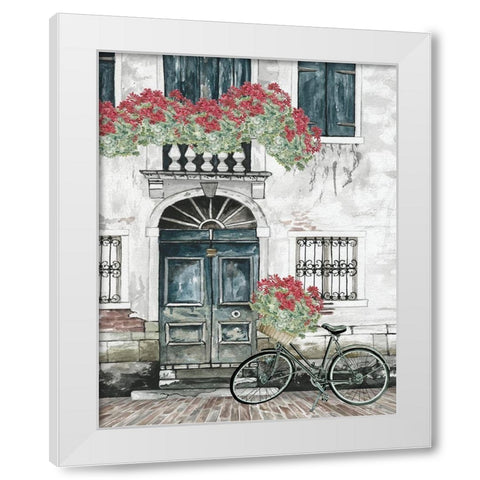 City Life III White Modern Wood Framed Art Print by Jacobs, Cindy