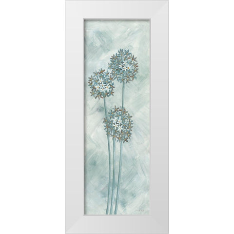 Allium I White Modern Wood Framed Art Print by Jacobs, Cindy