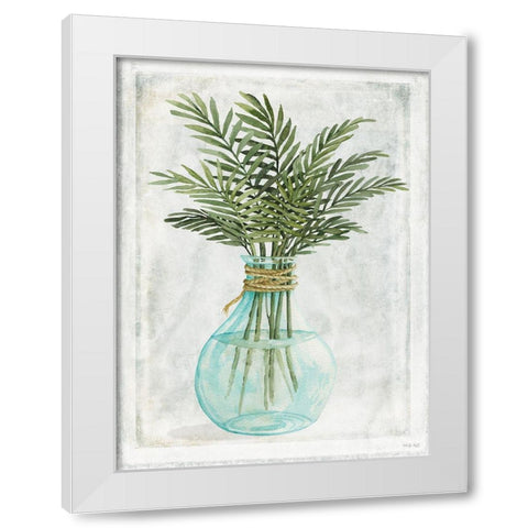 Perfect Palms I White Modern Wood Framed Art Print by Jacobs, Cindy