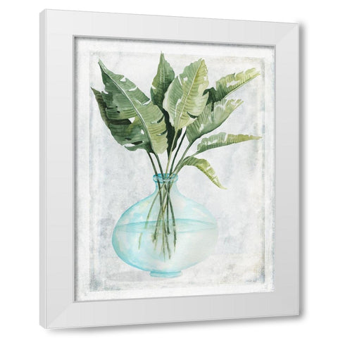 Perfect Palms III White Modern Wood Framed Art Print by Jacobs, Cindy