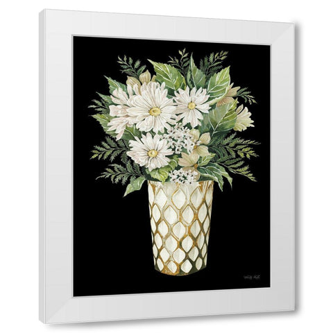 Daisy Dream White Modern Wood Framed Art Print by Jacobs, Cindy
