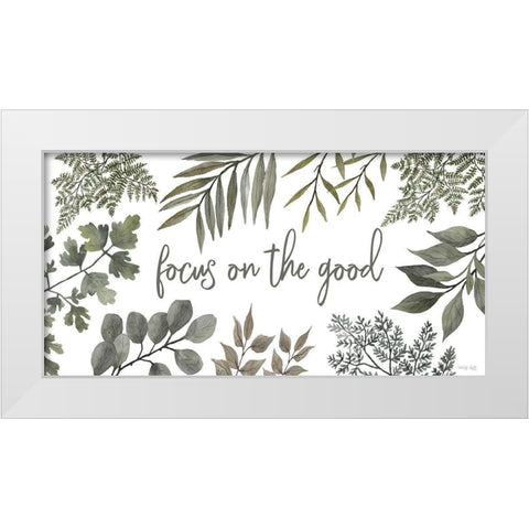 Focus on the Good White Modern Wood Framed Art Print by Jacobs, Cindy