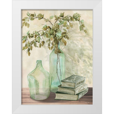 Feeling Hoppy White Modern Wood Framed Art Print by Jacobs, Cindy