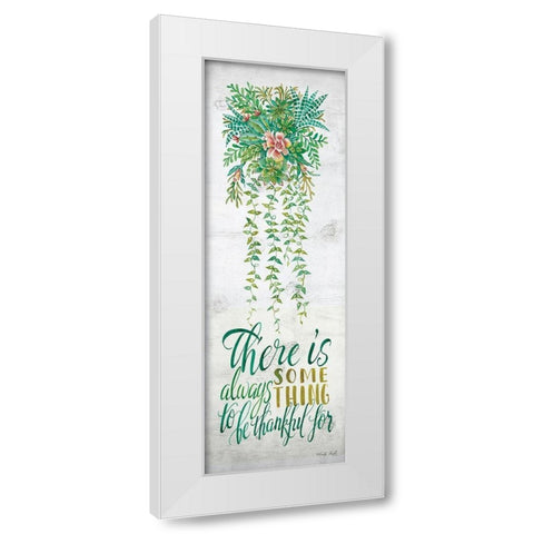 There is Always Something to be Thankful For White Modern Wood Framed Art Print by Jacobs, Cindy