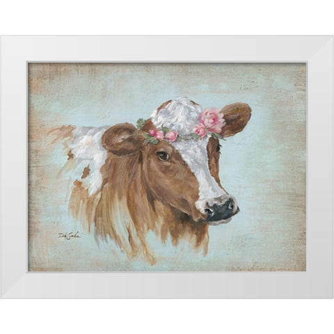 Penelope White Modern Wood Framed Art Print by Coules, Debi