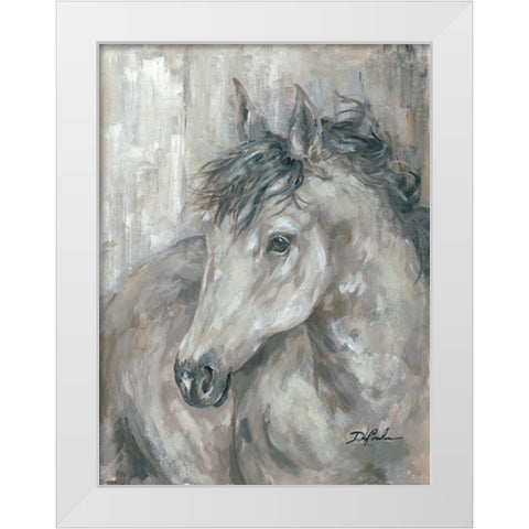 True Spirit White Modern Wood Framed Art Print by Coules, Debi