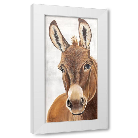 It Behooves Me White Modern Wood Framed Art Print by Fifer, Diane