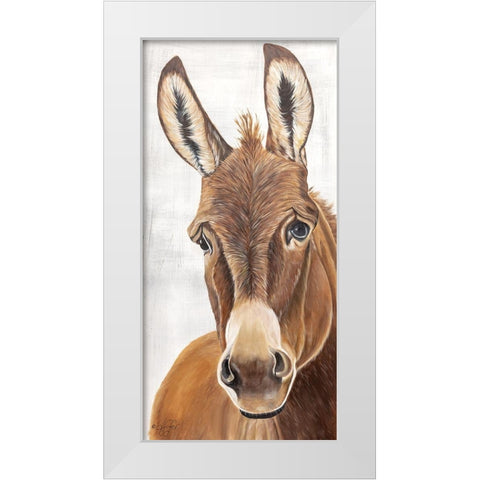 It Behooves Me White Modern Wood Framed Art Print by Fifer, Diane
