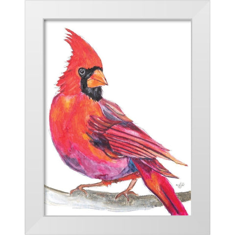 Hey There Good Looking White Modern Wood Framed Art Print by Fifer, Diane